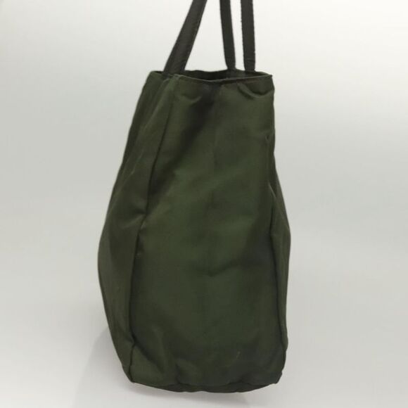 Prada Tessuto Khaki Nylon Handbag (Pre-Owned) - Picture 4 of 16